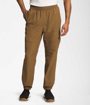 Brown The North Face TNF™ Nylon Easy Men's Pants | MALAYSIA FLPAYT