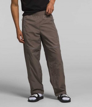 Brown The North Face Tek Piping Wind Men's Pants | MALAYSIA WLOCTU