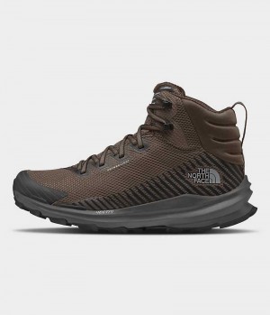 Brown The North Face VECTIV™ Fastpack Mid FUTURELIGHT™ Men's Hiking Boots | MALAYSIA VYHKQO