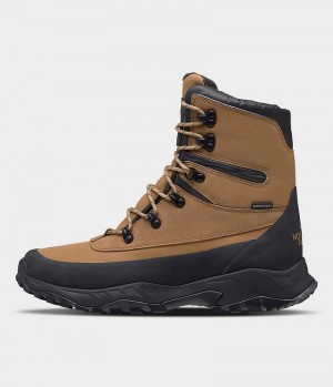 Brown / Black The North Face ThermoBall™ Lifty II Men's Winter Boots | MALAYSIA KABTCS