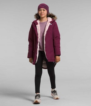 Burgundy The North Face Arctic Girls' Coat | MALAYSIA BLUYTG