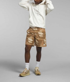 Camo The North Face Wander Men's Shorts | MALAYSIA JWFSUP