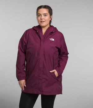 Fuchsia The North Face Plus Antora Women's Coat | MALAYSIA OXSBUK