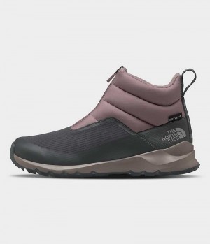 Fuchsia The North Face ThermoBall™ Progressive Zip II Waterproof Women's Winter Boots | MALAYSIA IMCXZT