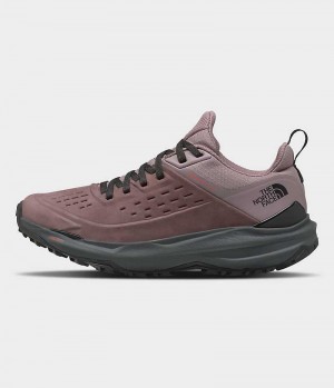 Fuchsia The North Face VECTIV Exploris 2 FUTURELIGHT™ Leather Women's Hiking Shoes | MALAYSIA GVZNCD