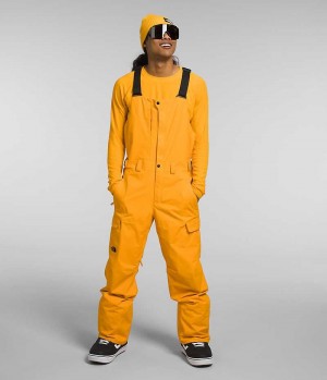 Gold The North Face Freedom Men's Bib Pants | MALAYSIA ILATXY