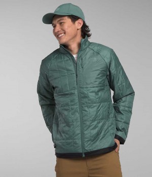 Green The North Face Circaloft Men's Puffer Jacket | MALAYSIA PRUHIB