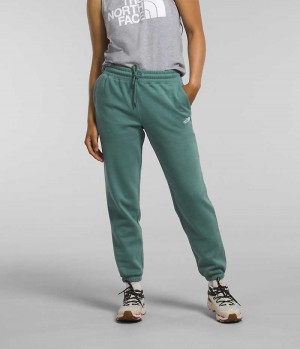 Green The North Face Half Dome Women's Fleece Pants | MALAYSIA HDQFGU