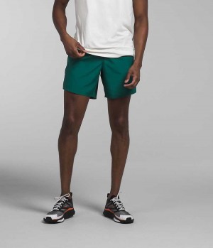 Green The North Face Limitless Run Men's Shorts | MALAYSIA OIYSLK