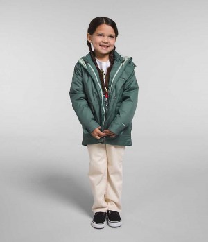 Green The North Face North Triclimate® Girls' Puffer Jacket | MALAYSIA JUTORQ