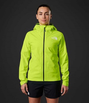 Green The North Face Summit Series Superior FUTURELIGHT™ Women's Rain Jacket | MALAYSIA CAFJQR