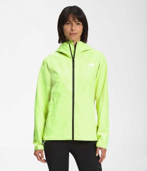 Green The North Face Valle Vista Stretch Women's Rain Jacket | MALAYSIA TRHEQO