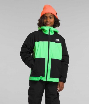 Green / Black The North Face Freedom Triclimate® Boys' Insulated Jacket | MALAYSIA BWRLMI