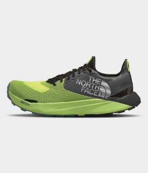 Green / Black The North Face Summit Series VECTIV Sky Men's Trail Running Shoes | MALAYSIA AXBZWN