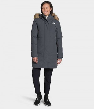 Grey The North Face Arctic Women's Coat | MALAYSIA VWFDIC