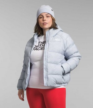 Grey The North Face Plus Hydrenalite™ Hoodie Women's Puffer Jacket | MALAYSIA DCJZNG