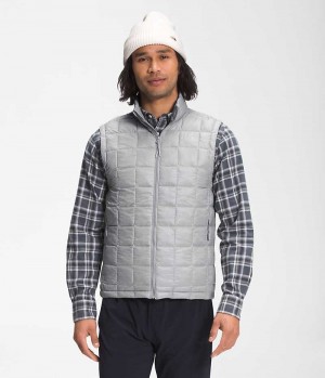 Grey The North Face ThermoBall™ Eco 2.0 Men's Down Vest | MALAYSIA FEANJV