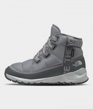 Grey The North Face ThermoBall™ Lace Up Luxe Waterproof Women's Winter Boots | MALAYSIA VHUOLN