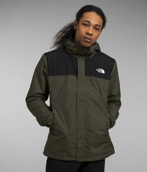 Grey / Black The North Face Antora Triclimate® Men's Insulated Jacket | MALAYSIA VUCNDS