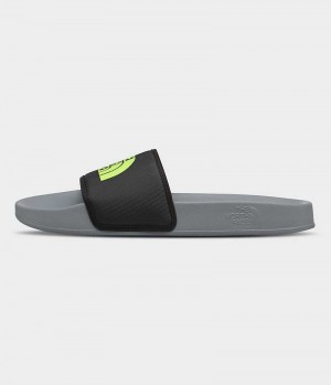 Grey / Black The North Face Base Camp III Men's Slides | MALAYSIA CFJHMQ