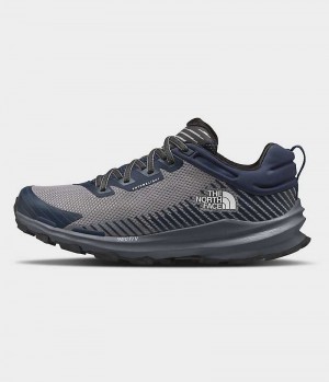 Grey / Navy The North Face VECTIV Fastpack FUTURELIGHT™ Men's Hiking Shoes | MALAYSIA LESJPF