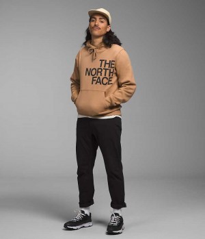 Khaki The North Face Brand Proud Men's Hoodie | MALAYSIA QYGLDK