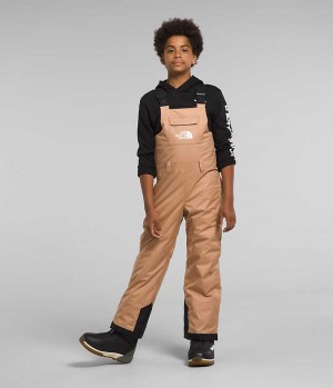 Khaki The North Face Freedom Insulated Boys' Bib Pants | MALAYSIA ZMGJST