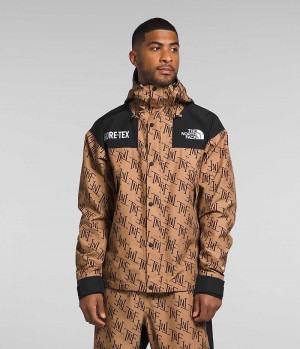 Khaki The North Face GTX Mountain Men's Insulated Jacket | MALAYSIA MPCSFG