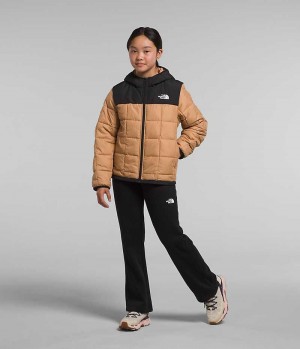 Khaki The North Face Lhotse Girls' Puffer Jacket | MALAYSIA KOJFVI