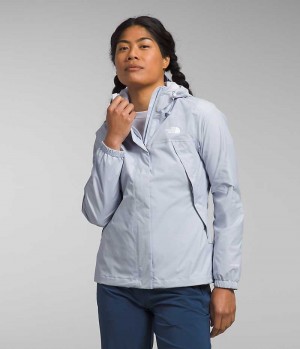 Light Blue The North Face Antora Women's Rain Jacket | MALAYSIA IRUHYA