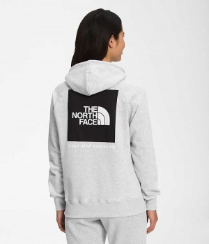 Light Grey The North Face Box NSE Pullover Women's Hoodie | MALAYSIA YOIBEC