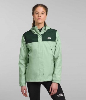 Mint The North Face Antora Triclimate® Women's Rain Jacket | MALAYSIA CPQDKZ