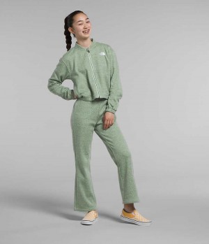 Mint The North Face Cozy Dream Full-Zip Girls' Fleece Jacket | MALAYSIA OKUZVT