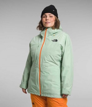 Mint The North Face Plus ThermoBall™ Eco Snow Triclimate® Women's Insulated Jacket | MALAYSIA YDWTSM