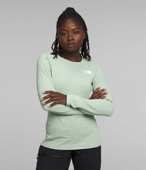 Mint The North Face Summit Series FUTUREFLEECE™ Crew Women's Sweatshirt | MALAYSIA NFHTCB