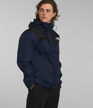 Navy The North Face Antora Men's Rain Jacket | MALAYSIA TIXAHE