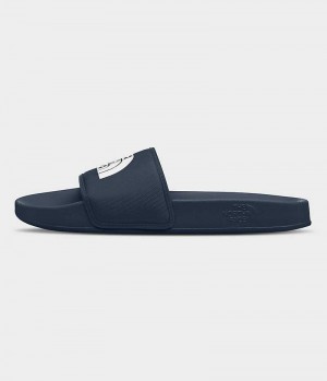 Navy The North Face Base Camp III Men's Slides | MALAYSIA FWGRCK