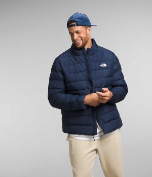 Navy The North Face Big Aconcagua 3 Men's Puffer Jacket | MALAYSIA VOBZUJ