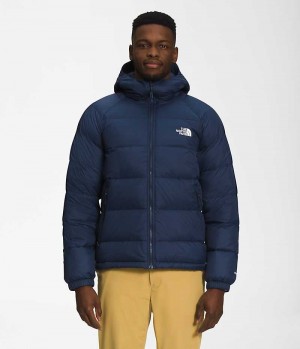 Navy The North Face Hydrenalite™ Hoodie Men's Puffer Jacket | MALAYSIA RBDTYU