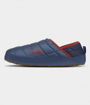 Navy The North Face ThermoBall™ Traction V Men's Mules | MALAYSIA FWJTEM