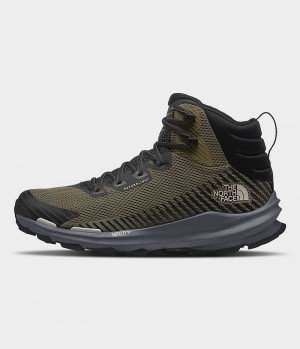 Olive / Black The North Face VECTIV™ Fastpack Mid FUTURELIGHT™ Men's Hiking Boots | MALAYSIA ILDSGT