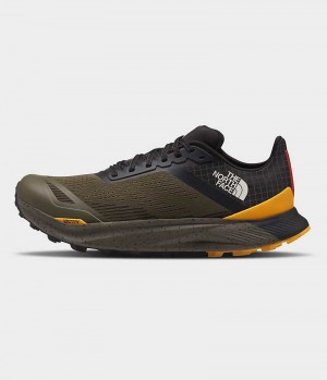 Olive / Black The North Face VECTIV Infinite 2 Men's Trail Running Shoes | MALAYSIA PVJUQW