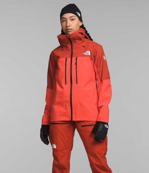 Orange The North Face Summit Series Pumori GTX Pro Women's Insulated Jacket | MALAYSIA MQTRSU