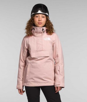 Pink The North Face Driftview Anorak Women's Insulated Jacket | MALAYSIA XIBZNR