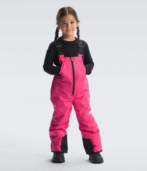 Pink The North Face Freedom Insulated Girls' Bib Pants | MALAYSIA CXRAIJ