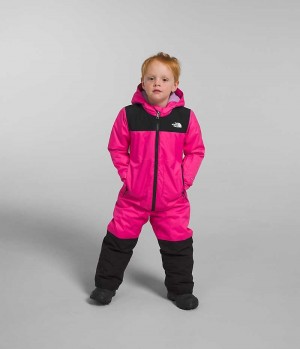 Pink The North Face Freedom Snow Suit Boys' Puffer Jacket | MALAYSIA LRSNKW