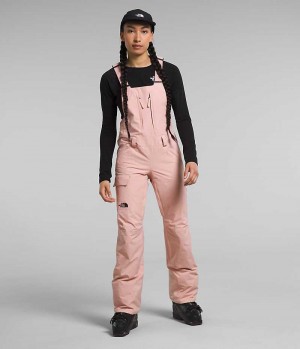 Pink The North Face Freedom Women's Bib Pants | MALAYSIA BIZGLV