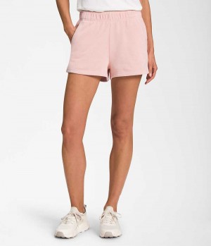 Pink The North Face Half Dome Fleece Women's Shorts | MALAYSIA JFVPBE