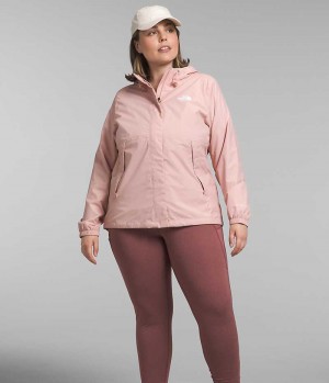 Pink The North Face Plus Antora Women's Rain Jacket | MALAYSIA JTINEO