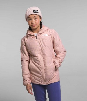 Pink The North Face Reversible Mossbud Girls' Coat | MALAYSIA WEBRHD